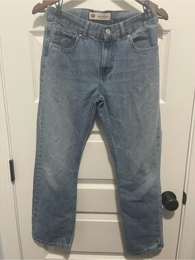 Levi’s 505 Boys Jeans Size 18 Regular W29 L29 – Straight Leg Light Wash